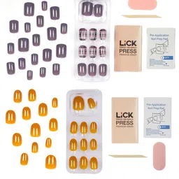 LICK Set of 2 Reusable False Press-On Nail Extensions - LC-4 image 3