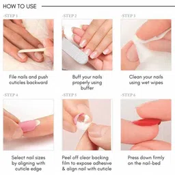 LICK Set of 2 Reusable False Press-On Nail Extensions - LC 3 image 5