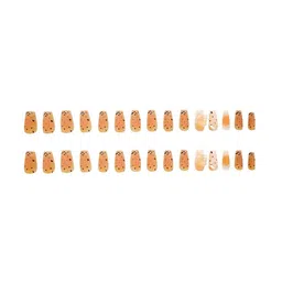LICK 30-Pcs Glossy Long Bow Press On Artificial Nails - Nude-40