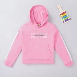Ed-a-Mamma Girls Printed Hooded Sweatshirt-image-44