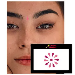 Comet Busters 11 Pcs Reusable Designer Bindis - Pink image 3