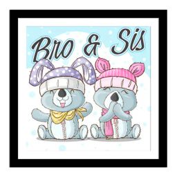 wens Mdf Bro And Sis Wall Panel In Multicolor-picture-36