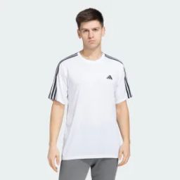 training essentials base 3 stripes tee men training men training-37