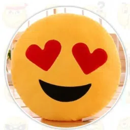 skylofts Heart Smiley Cushion in Yellow Colour-picture-12