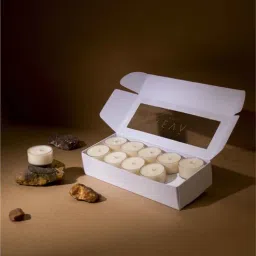 seva home Citrine White Soy Wax Tea lights-picture-0