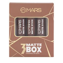 MARS Set of 3 Matte Lipsticks Box - Browns 04 image 3