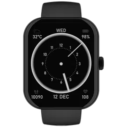 boAt Wave Cosmos Max Smartwatch with Bluetooth Calling (50.8mm HD Display, IP68 Sweat Resistant, Charcoal Black Strap)-14