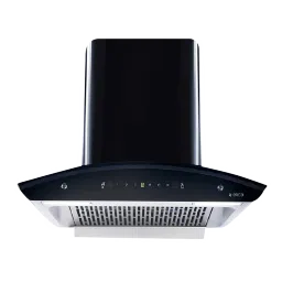 elica WD TFL HAC 60 MS NERO 60cm 1425m3/hr Ducted Auto Clean Wall Mounted Chimney with Touch Control Panel (Black)-picture-0