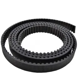 Black Open Ended GT2 Belt Width 6mm with Steel Wire (Hard Handfeel)-26