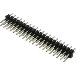 2.54MM pitch 40 Pin Male Double Row (2×20) Pin Header Strip Breakable-10pcs-2