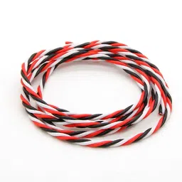 Twisted 22AWG Servo Wire Red/Black/White ~ 1Meter-31