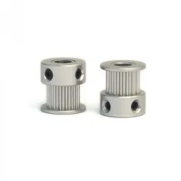 Aluminum GT2 Timing Pulley 20 Tooth 5mm Bore For 6mm Belt – 2Pcs-16