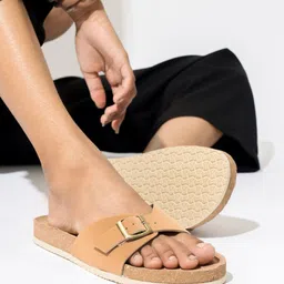 Indifeet Women Open Toe Flats-image-4