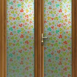Jaamso Royals Red & Green Printed Self-Adhesive Waterproof Window Sticker-image-78