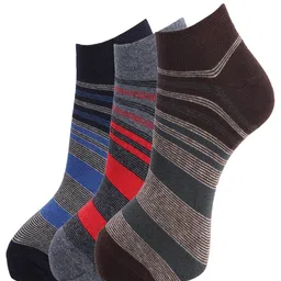 Dollar Socks Men Pack Of 3 Assorted Cotton Ankle-Length Socks-image-84