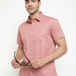 METTLE Floral Printed Cotton Casual Shirt-image-32