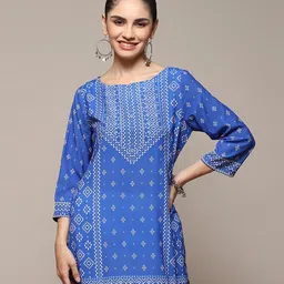 Biba Ethnic Motifs Printed Straight Kurti-28