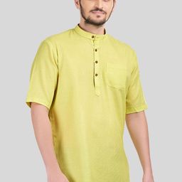 SHIWAM ETHNIX Men Green Kurta-picture-22
