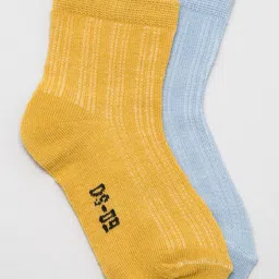 J Style Kids Pack Of 2 Striped Ankle-Length Socks-image-90