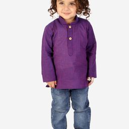 KID1 Boys Purple Kurta-picture-43
