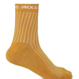 Jack & Jones Pack Of 3 Striped Above Ankle Length Socks-image-15