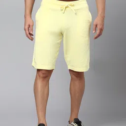 Beverly Hills Polo Club Men Knee Length Pure Cotton Shorts-image-22