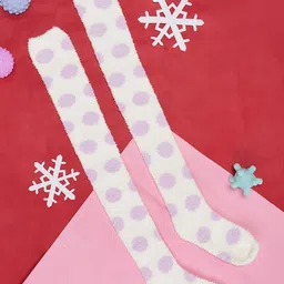 Pantaloons Junior Girls Patterned Knee-Length Socks-17