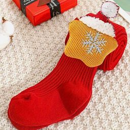 Little Surprise Box LLP Kids Christmas Glitter Star Full Length Stockings-image-46