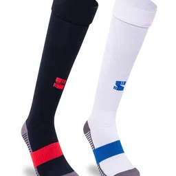 Supersox Kids Pack Of 2 Patterned Cotton Above Knee Length Sports Socks-55