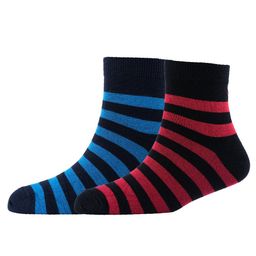 Cotstyle Men Pack Of 2 Striped Cotton Ankle Length Socks-image-79