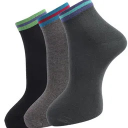 Dollar Socks Men Pack Of 3 Assorted Cotton Ankle-Length Socks-image-81