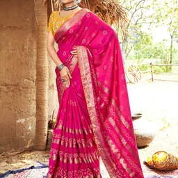 Saree mall Woven Design Zari Pure Silk Sarees-image-10