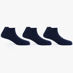 TOFFCRAFT Men Pack Of 3 Breathable Cotton Ankle-Length Socks-37