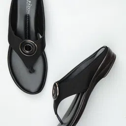 SAPATOS Women No Back Strap Open Toe Flats-1