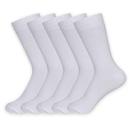Supersox Kids Pack Of 5 Cotton Calf Length Socks-12