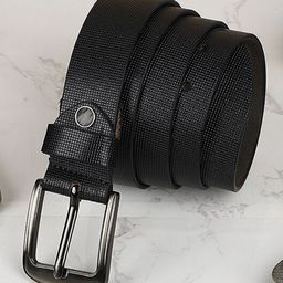 Roadster Men Textured Leather Belt-image-21