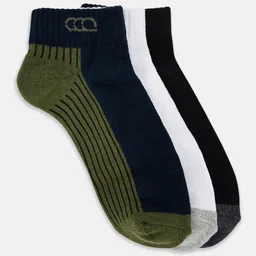 Ajile by Pantaloons Men Pack of 3 Self-Design Ankle-Length Socks-24