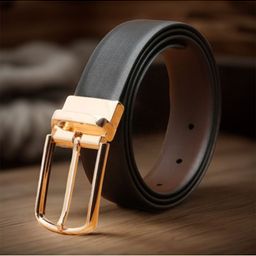 Kastner Men Textured Leather Reversible Formal Belt-image-96