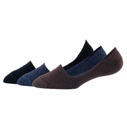 Cotstyle Men Pack Of 3 Patterned Cotton Shoe Liners Socks-2
