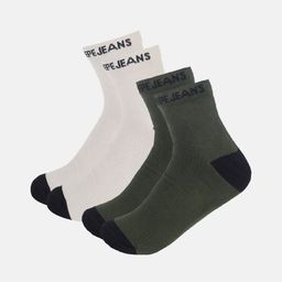Pepe Jeans Men Pack Of 2 Colourblocked Ankle Length Socks-25