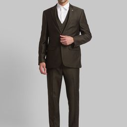 Raymond Men Single-Breasted Three-Piece Formal Suit-picture-10