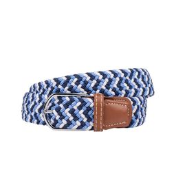 The Tie Hub Men Braided Stretchable Canvas Belt-image-40