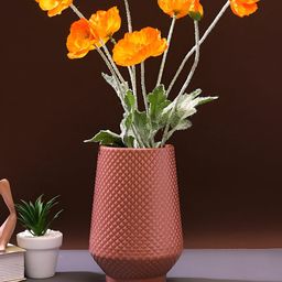 Aura Brown Ceramic Flower Vase-image-28