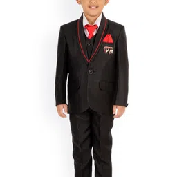 BAESD Boys Single-Breasted 5-Piece Suit-image-18