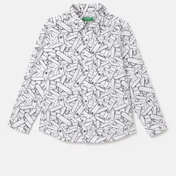 United Colors of Benetton Boys Opaque Printed Casual Shirt-picture-24