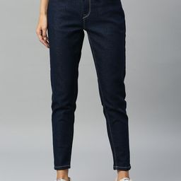 Roadster Women Blue Skinny Fit Dark Shade Stretchable Jeans-picture-43