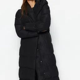 Trendyol Hooded Longline Puffer Jacket-image-54