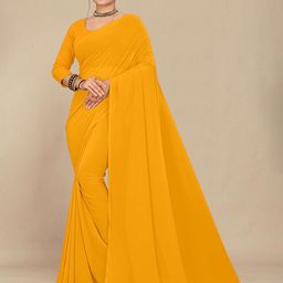 STAVA CREATION Pure Georgette Saree-7