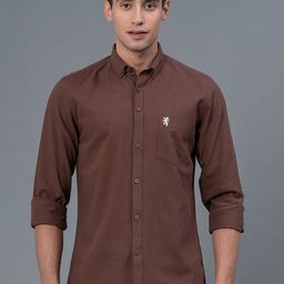 Red Tape Red Tape Button Down Collar Cotton Linen Casual Shirt-image-52
