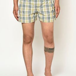 GLITO Men Checked Pure Cotton Boxers BXR#04-S-14
